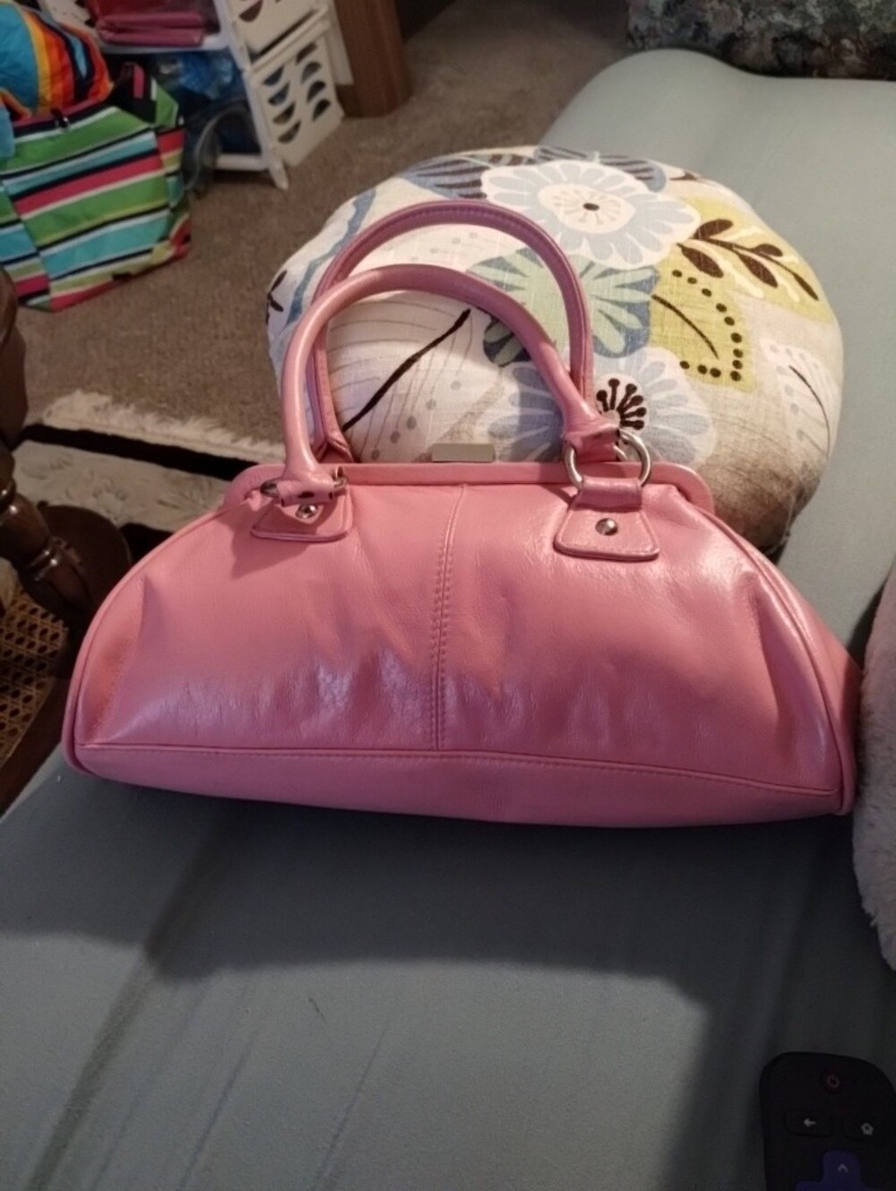 Ladies Wilson Pink Leather Purse - Picture 4 of 9